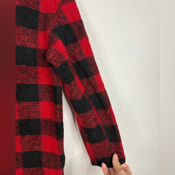 Roots buffalo plaid wool blend full zip Seymour jacket Gorpcore Alpine Casual - Picture 8 of 12